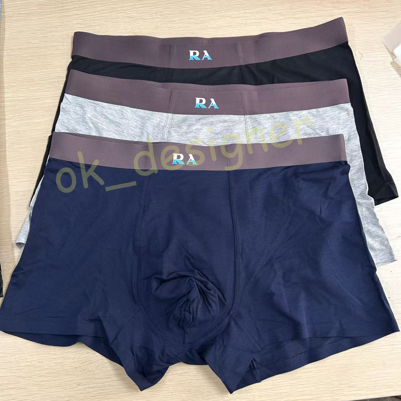 Underpants for man Mens Underwear Boxer Designer Underpants Cotton Underpants Luxury Classic Casual Comfortable Breathable High Quality 3-Piece Set size M-3XL