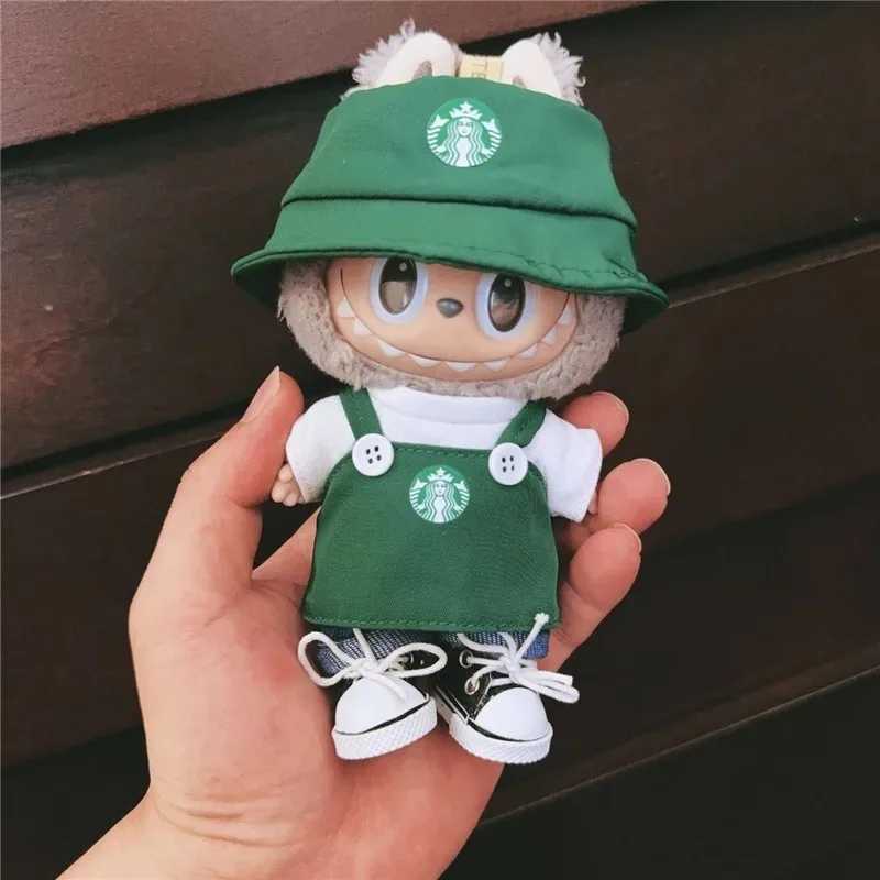 15 17cm For Labubu Bjd Fashion Coffee Cosplay Clothing Set Fast Food Fries Colo M Workwear Shoes Working Clothers Accessories C250924