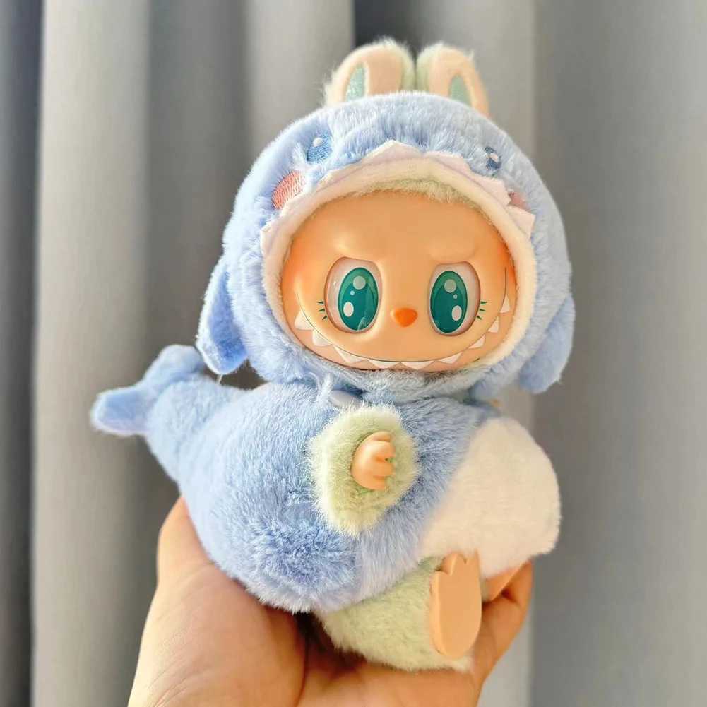 1517 cm For Labubu v1v2 Clothes outfit For Labubu Sitting Party Bear Label Scarf Hat Bag Dolls Accessories Cute Decoration C250924