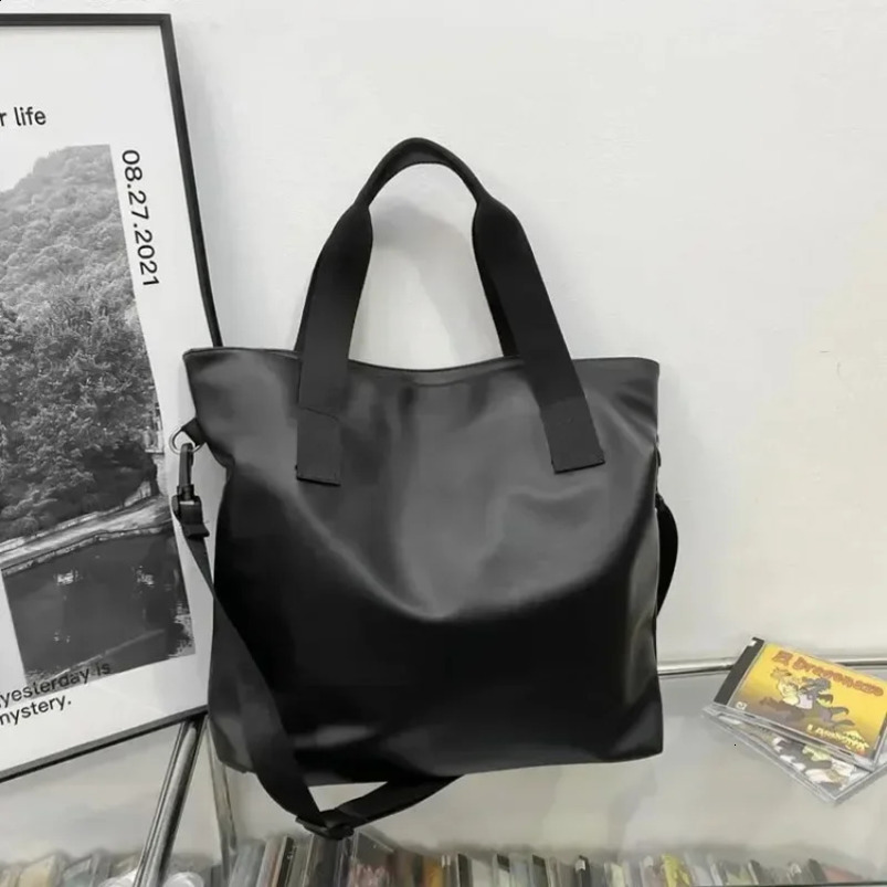 Large capacity casual solid handbag indoor company sewing thread selling womens zipper nylon 240813