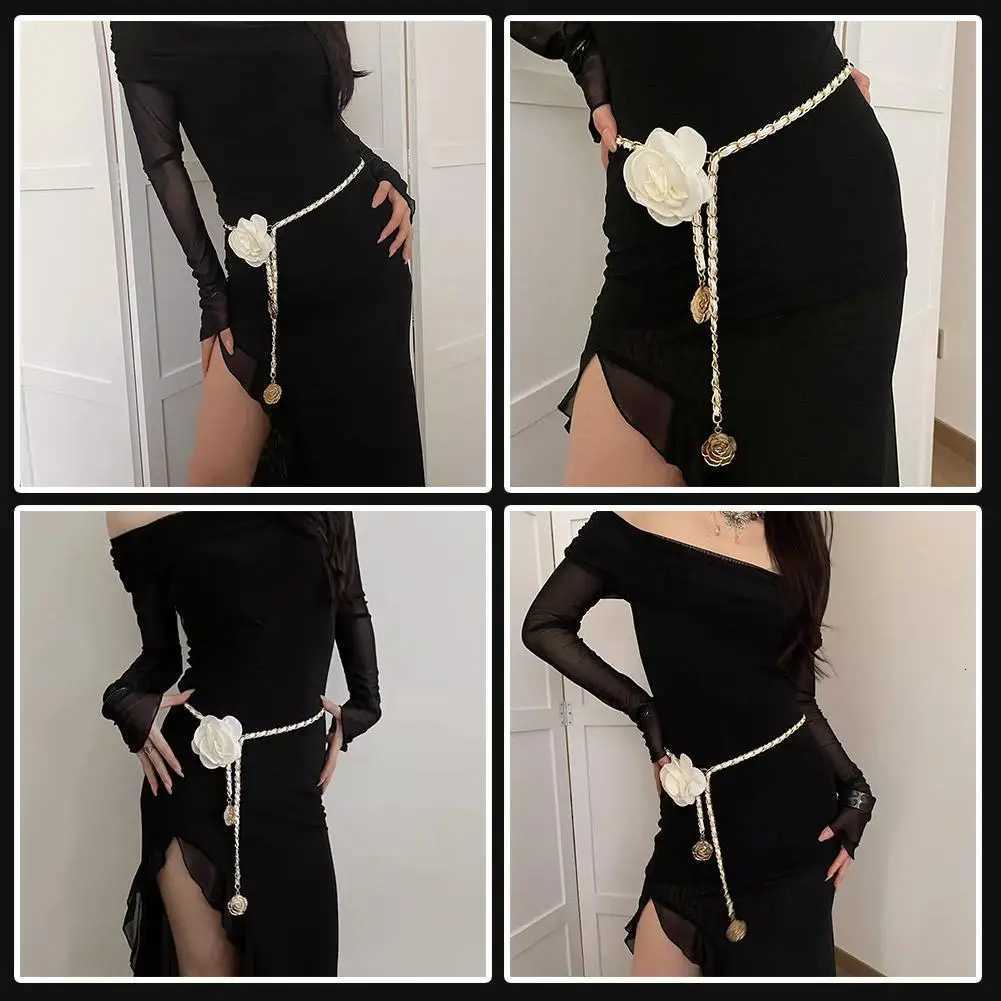 Fashion Small Fragrant Wind Metal Waist Chain Accessories Dress HighGrade Korean Version Of The Net Red With A Thin Belt Woman D250924