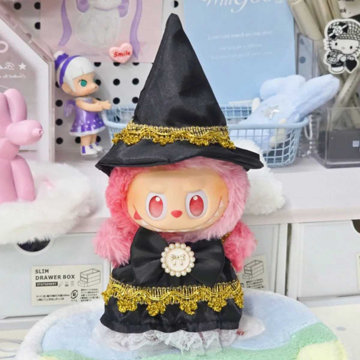 No DollPlush Dolls Clothes Halloween Party Themed Outfits for Labubu Halloween Clothes pumpkin Dress Set Clothes Gifts C250924