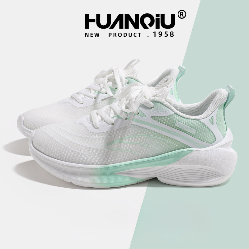 HUAN QIU Free shipping Designer Casual Shoes Women sports shoes fashionable soft soled shoes versatile mesh breathable running shoes fashion