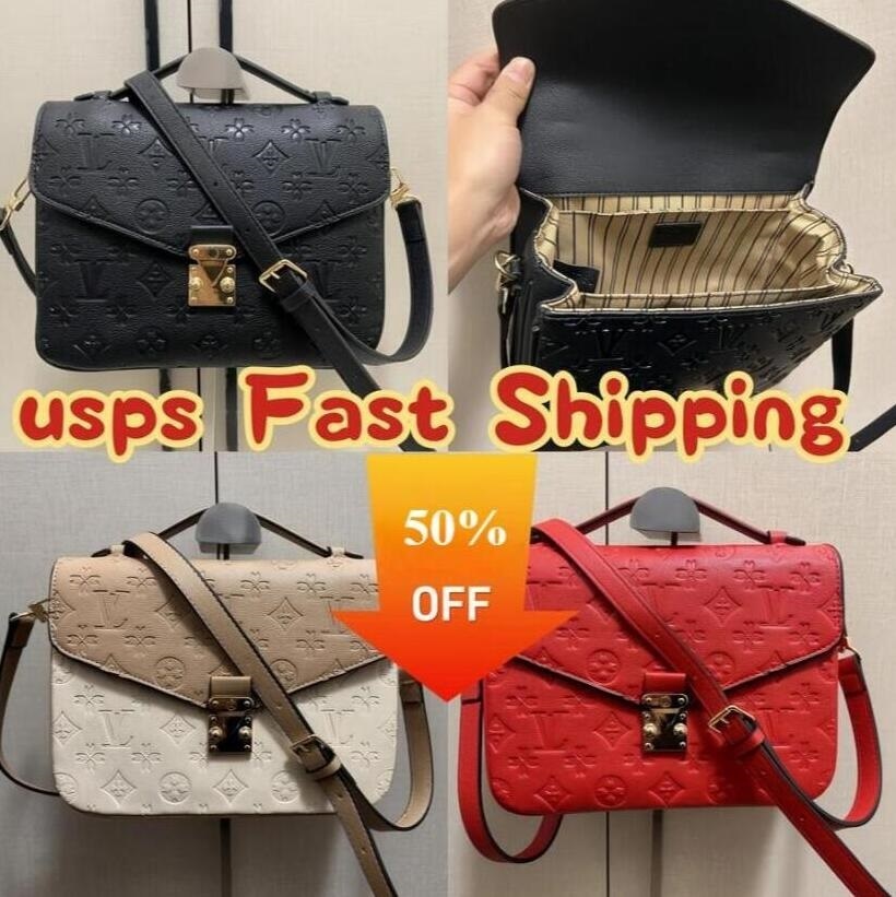 designers luxurys crossbody bag pochette metis Women handbag messenger bags oxidizing leather elegant shoulder bags Purse Crossbody bags tote M44875 M41487