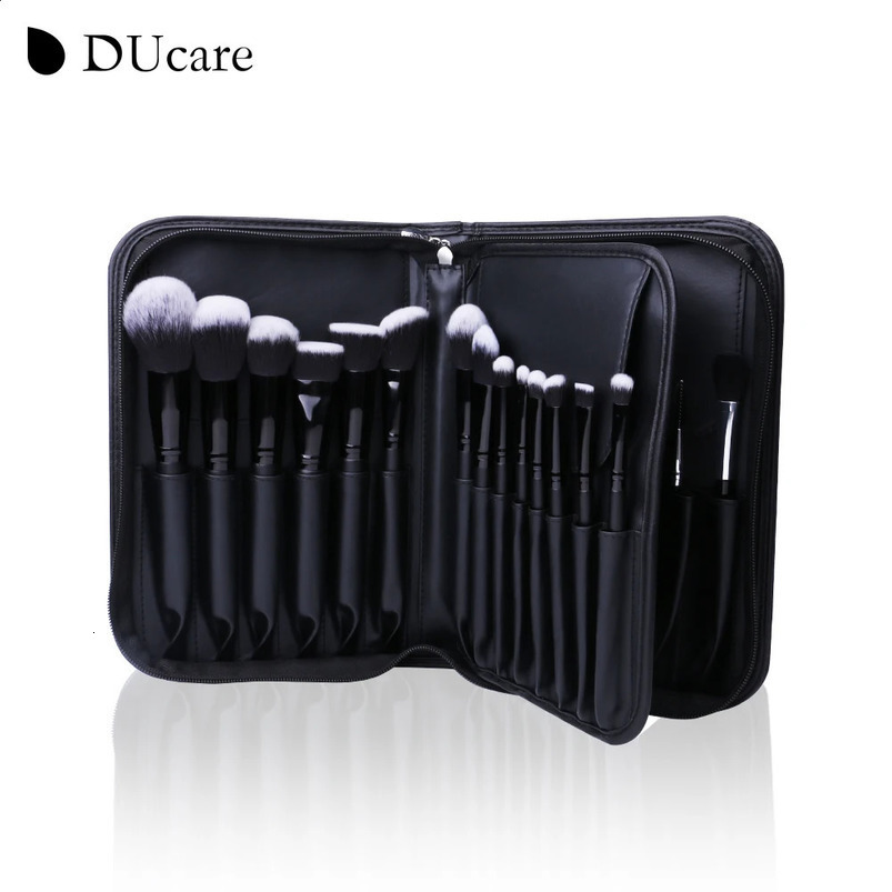 DUCARE Womens Makeup Bag Travel Brush Set 29 Hole Professional Accessories Pack 240829