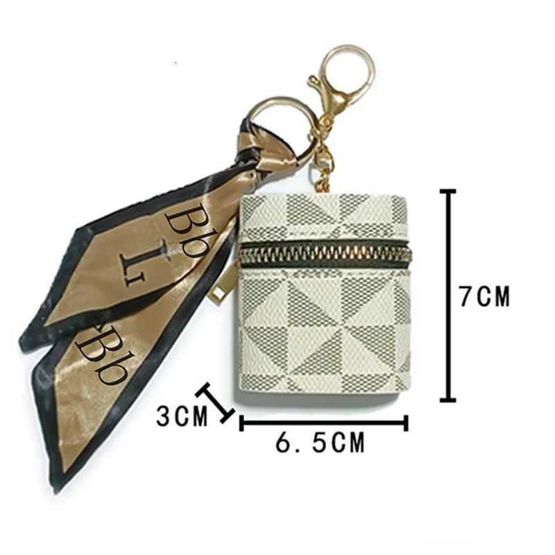 luxurious Mini Striped Textured Bucket Bag For Airpods 4 Pro 2 3 2and1 phone Case Can hold other small items Coin purse with hook S250924