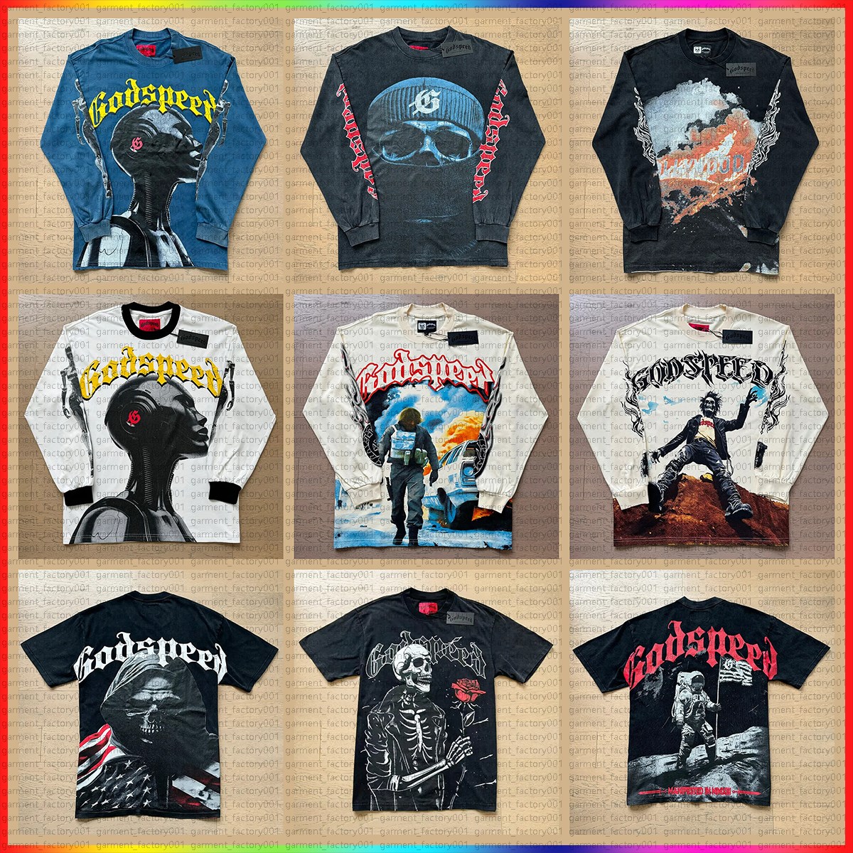 5A designer Godspeedd Hoodie godspeedd shirt mens hoodiet clothe graphic hipster fabric cotton Street colorful Letter foil all print Vintage washed black tee ture