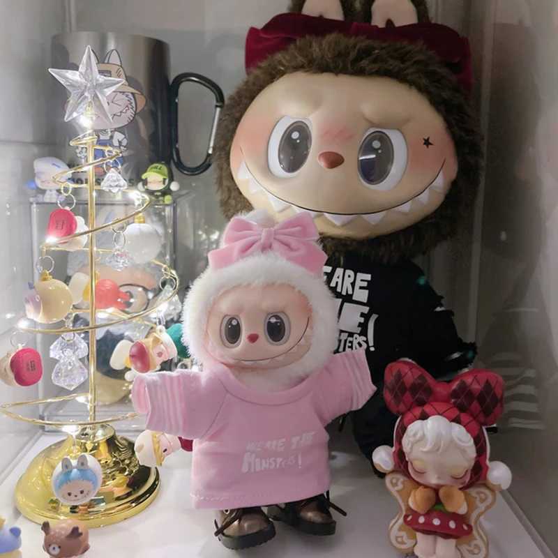 Labubu Vinyl Baby Clothes 17cm Pendant Sitting Series Party Series ValentineS Day Same Style Big Baby Set C250924