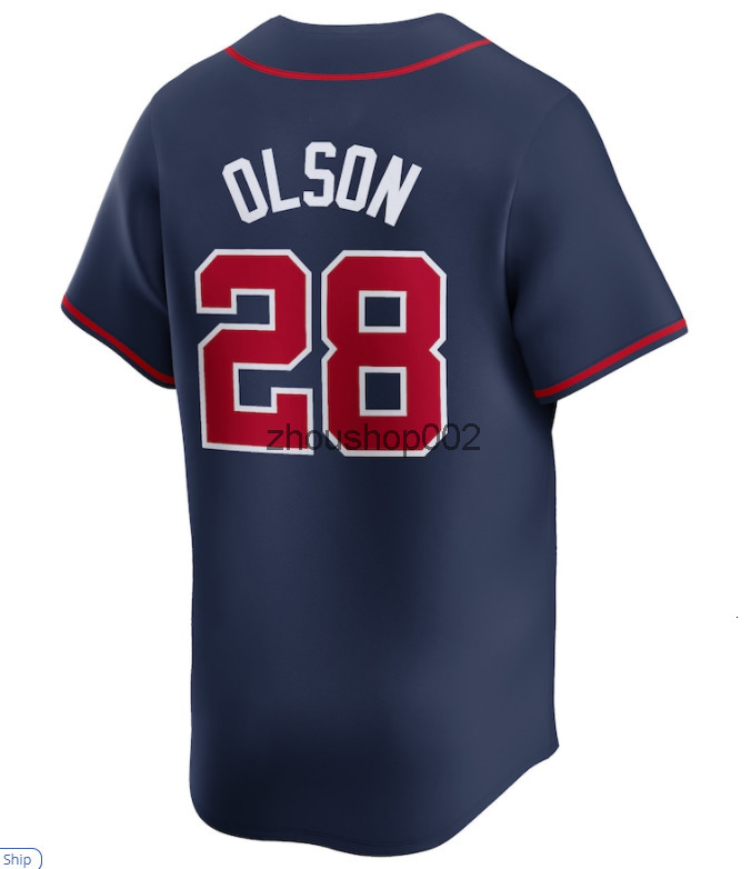 2025 Custom City Jersey 13 Ronald Acuna Jr 27 Austin Riley Matt Olson Harris II Spencer Strider Walle n Ozzie Albies Jones Rosario Baseball Jerseys