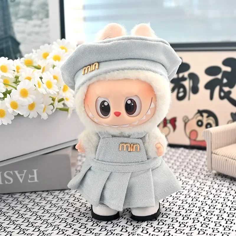 Labubu Doll Clothes Set Korean Style Cute Macaron Dress Outfit for 17cm Labubu Figure Fashion Hoodie Skirt Perfect Gift C250924