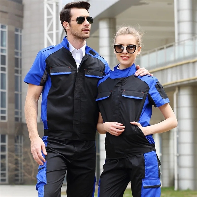 Working Clothing Workwear Men Women Worker Coveralls Workmen Uniforms Car Repairmen Workshop Fashion Work Suit Mechanical Jacket 240704