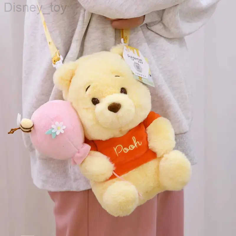 Disney Winnie the Pooh Plush Toy Backpack Pendant Childrens Toy Soft and Comfortable Doll keyring Birthday Present H250924