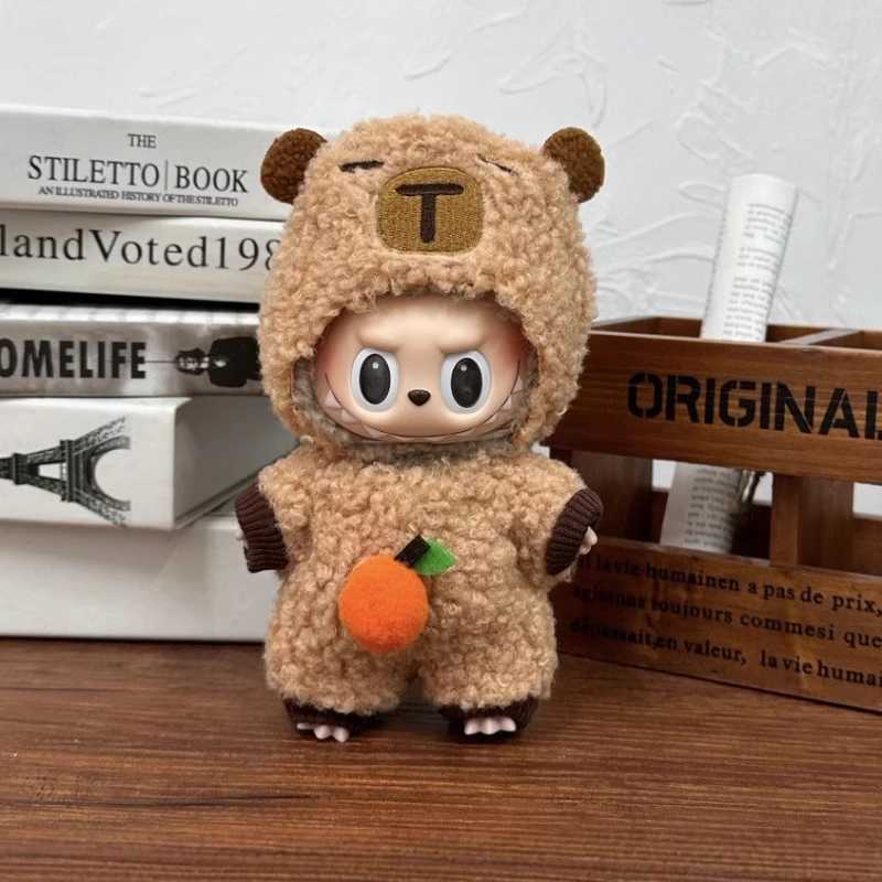 Labubu Doll Clothes Capybara Cos Suit V1 V2 V3 Outfit Stylish Clothing Set for Plush Toy Dolls 17cm Cute Model Accessories C250924