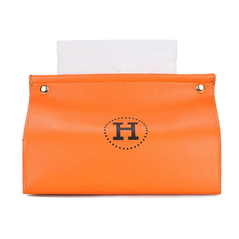 Nordic Style Creative Hotel Tissue Box Home Living Room Desktop Storage Tissue Holder Car PU Leather Tissue Box Napkin Holder C250924