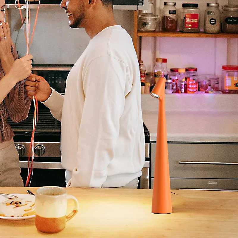 Minimalist LED Desk Lamp for Home Decor Modern ABS Plastic Table Lamp Dimmable Rechargeable Reading Light Living Room Bedroom C251115