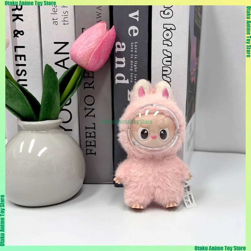 For Labubu 40 Transparent Face Mask 4pcs Labubu Pin for Love Face Shield Mini Plush Doll Accessories Keep Face Clean Y250924