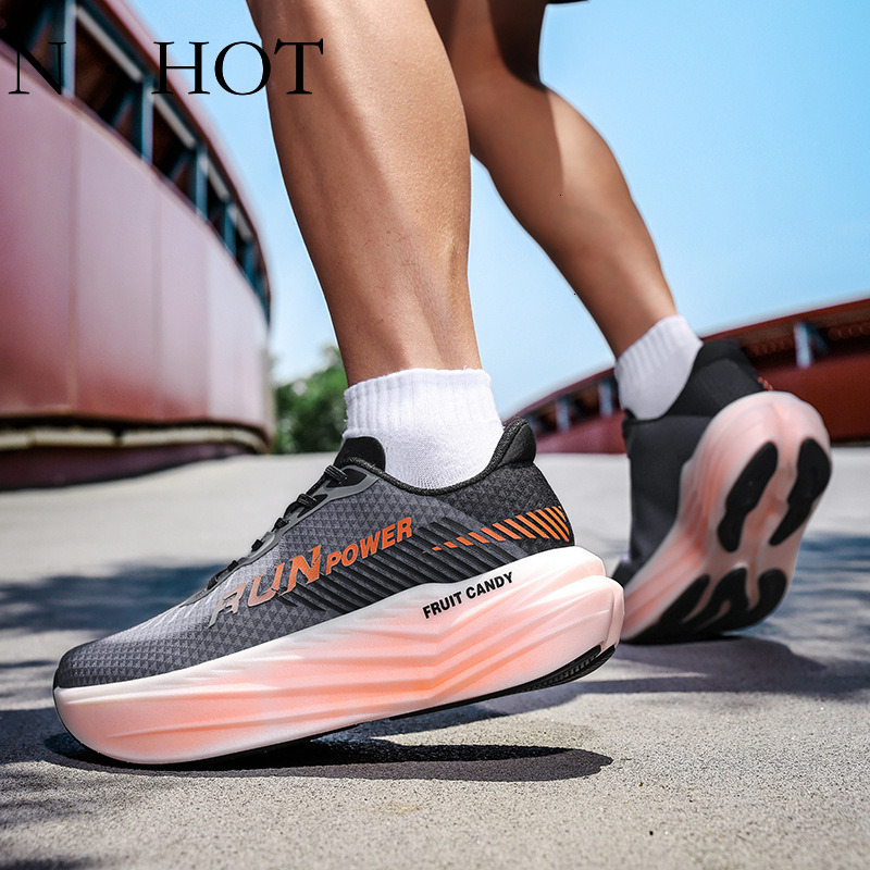 NHOT Designer Luxury Fashion Men's And Women's Sports Shoes Versatile Carbon Board Running Shoes High Elasticity Cushioning Breathable Non S