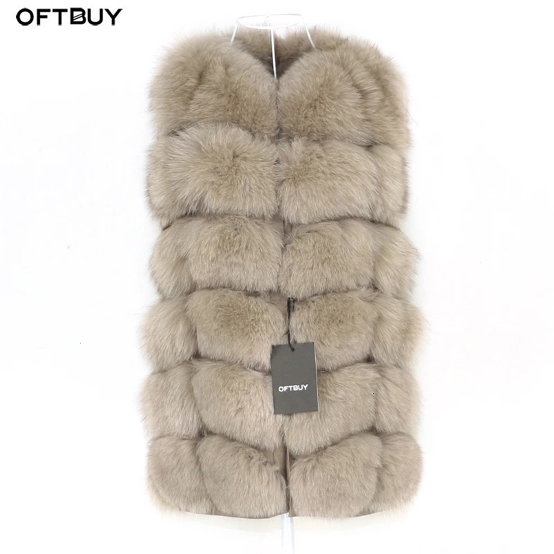 OFTBUY Spring Fox Fur Vest Womens Sleeveless Winter Jacket Gilet Natural Fur Coat Body Warm Waist Coat 241111