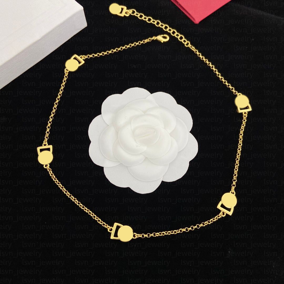 Designer jewelry Necklaces Gold Necklace Chain Necklace Luxury Jewelry Gold Birthday Letter Gift Necklace