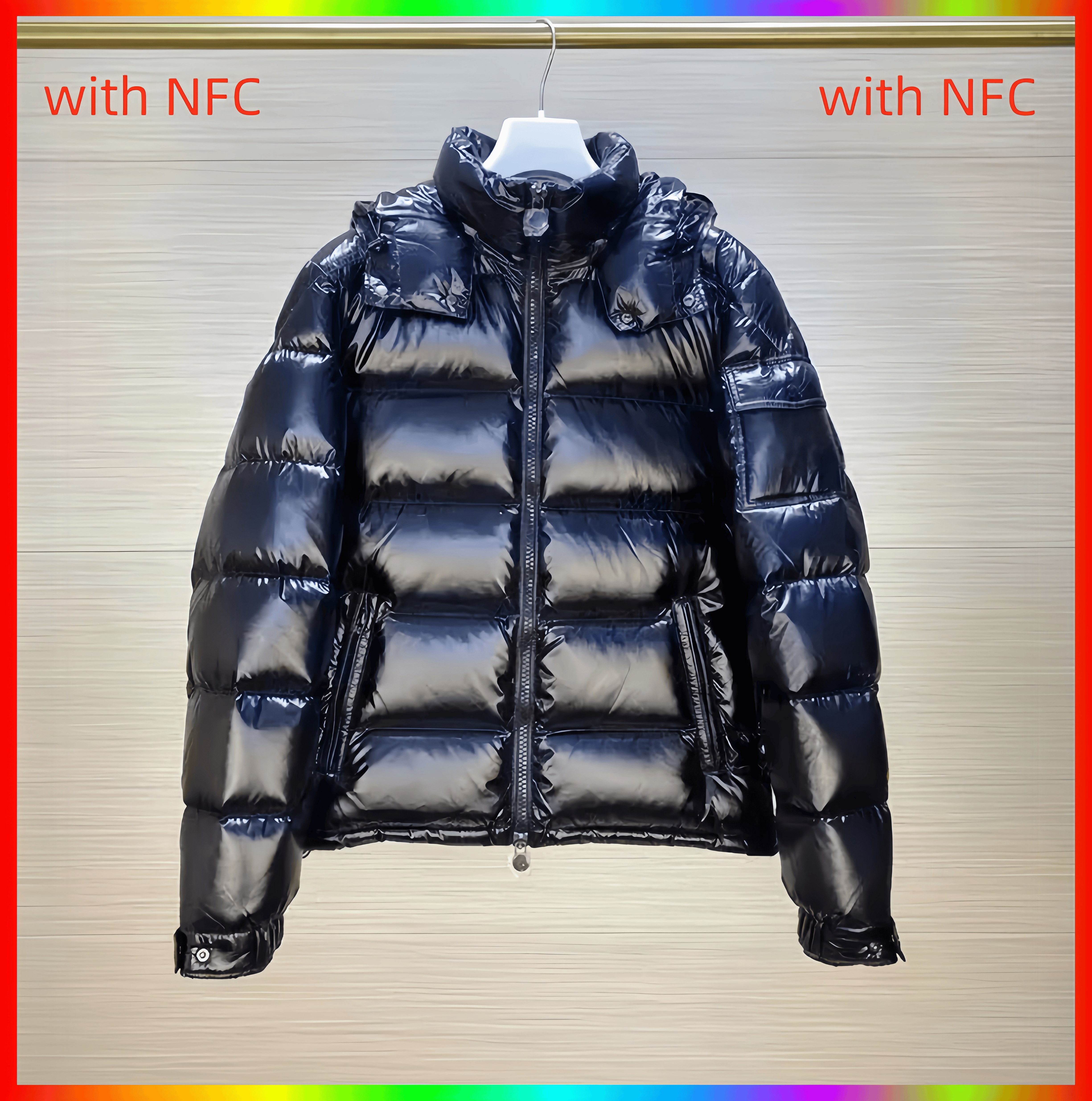 Men's Designer Jacket Winter Warm Windproof Down Jacket Shiny Matte Material S-5XL Couple New Fashion Designer Canadian Parkas puffer jacket doudoune with NFC