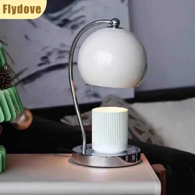 European Style Minimalist Aromatherapy Wax Melting Lamp Creative Homestay Bedroom Headboard Iron Art LED Ambient Night Light C251115