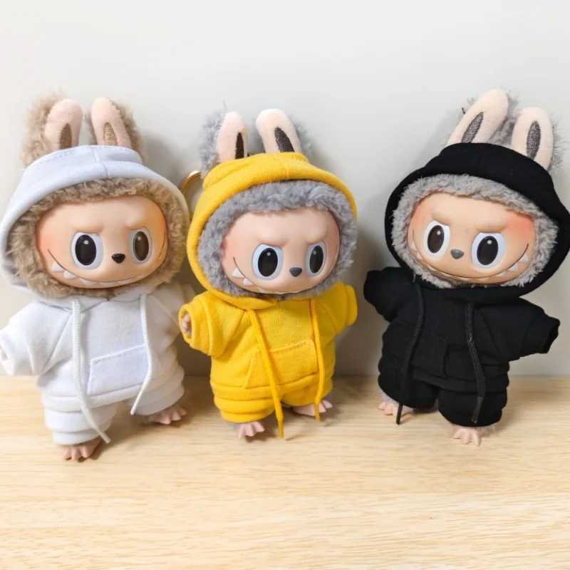 Labubu Dolls Clothes Decoration 17cm The Monster Outfit Accessories Clothing DIY Kids Gift Girls Hooded Sweatshirt Pants Shoes C250924