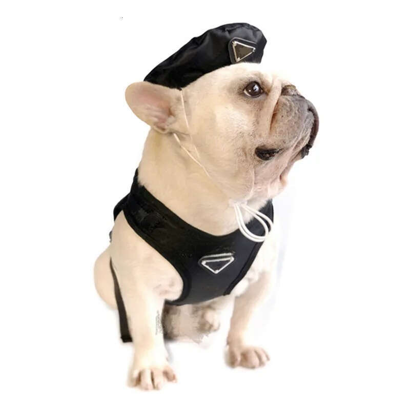 2025 new and Leash Set - Designer Dog Vest Harness with Metal Tag, Air Mesh, Adjustable Step-In for Small Medium Dogs, Black XXL