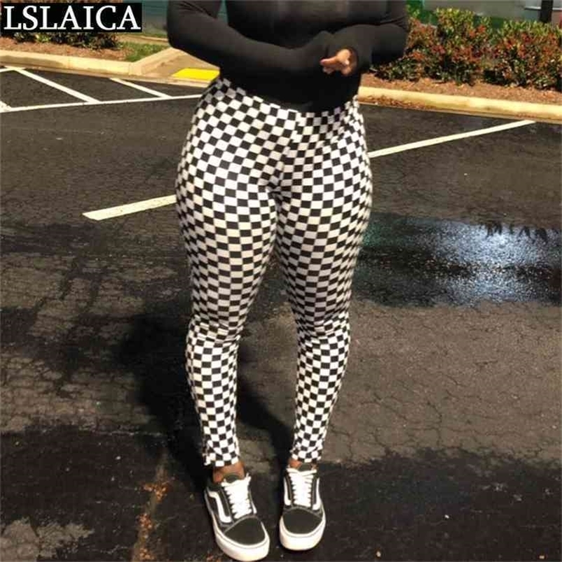 High Waist Pants Skinny Casual Printing Trousers Women Fashion Arrival Elastic Fitness Tracksuit Pantalones Para Mujer 210515