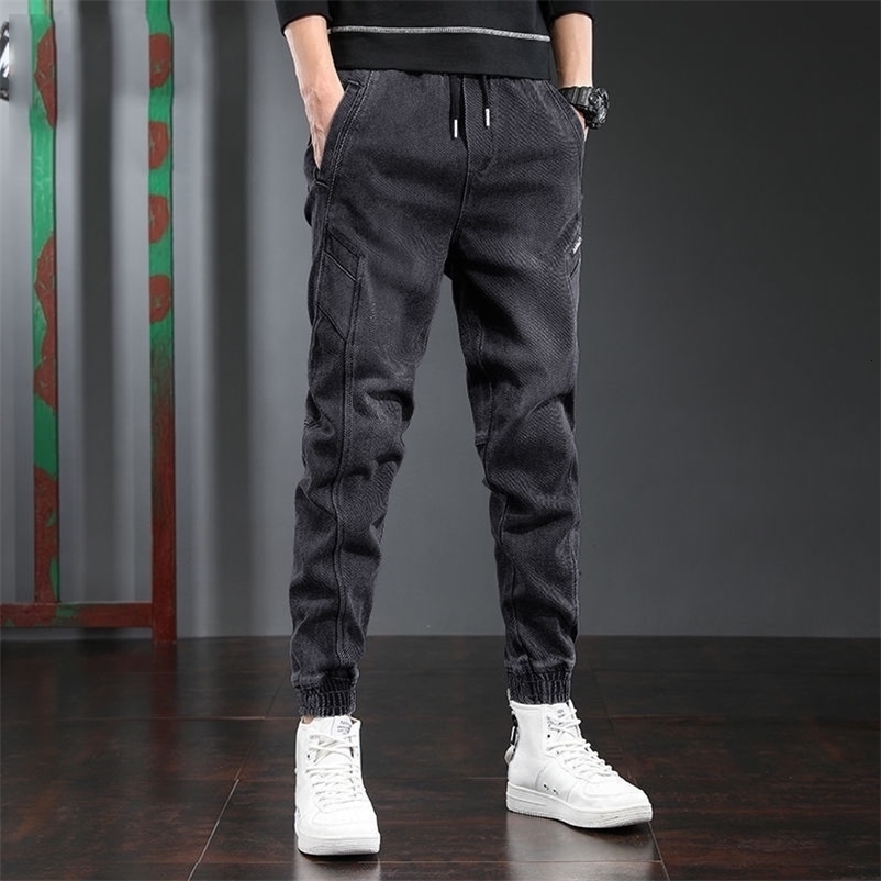 Men's Jeans Winter Jeans Men Black Slim Fit Stretch Pants Jeans Casual Trousers Male Plus Size 4XL 5XL 230516