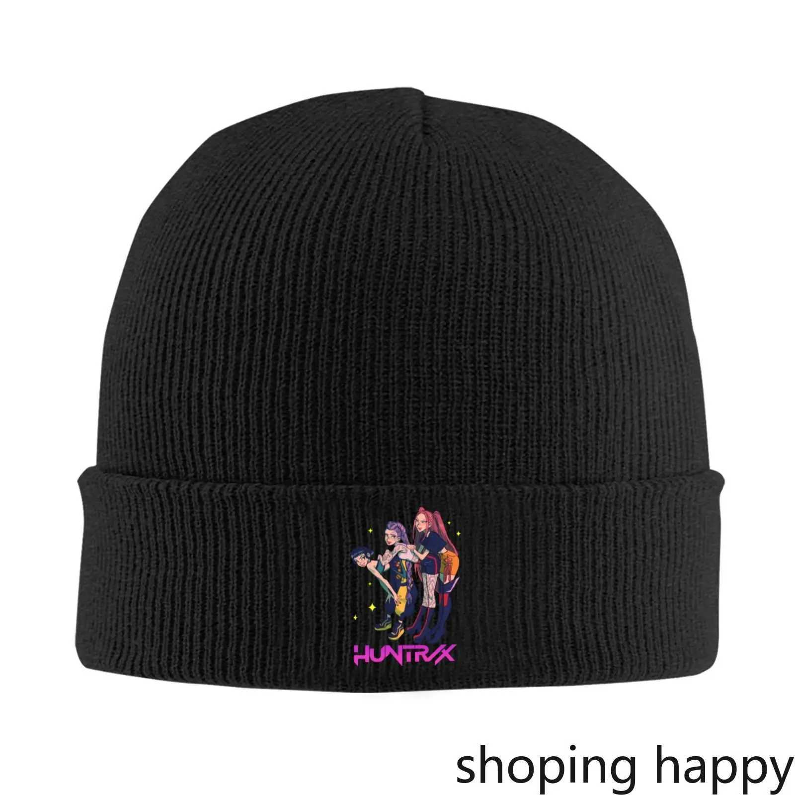 Men Women Clashed Royales ie Hats Goblin Kpop Demon Hunter Knitting Hat Autumn Winter Kpop Caps Printed Warm Bonnet Hats S25092343UM