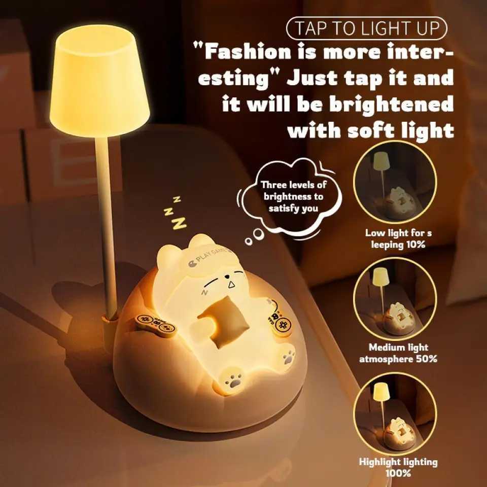 Famous Night Light Creative Gift For Students Friends Kids Baby Bedside Lamp Warm Nursery Light Sleep Decor Birthday Present C251115