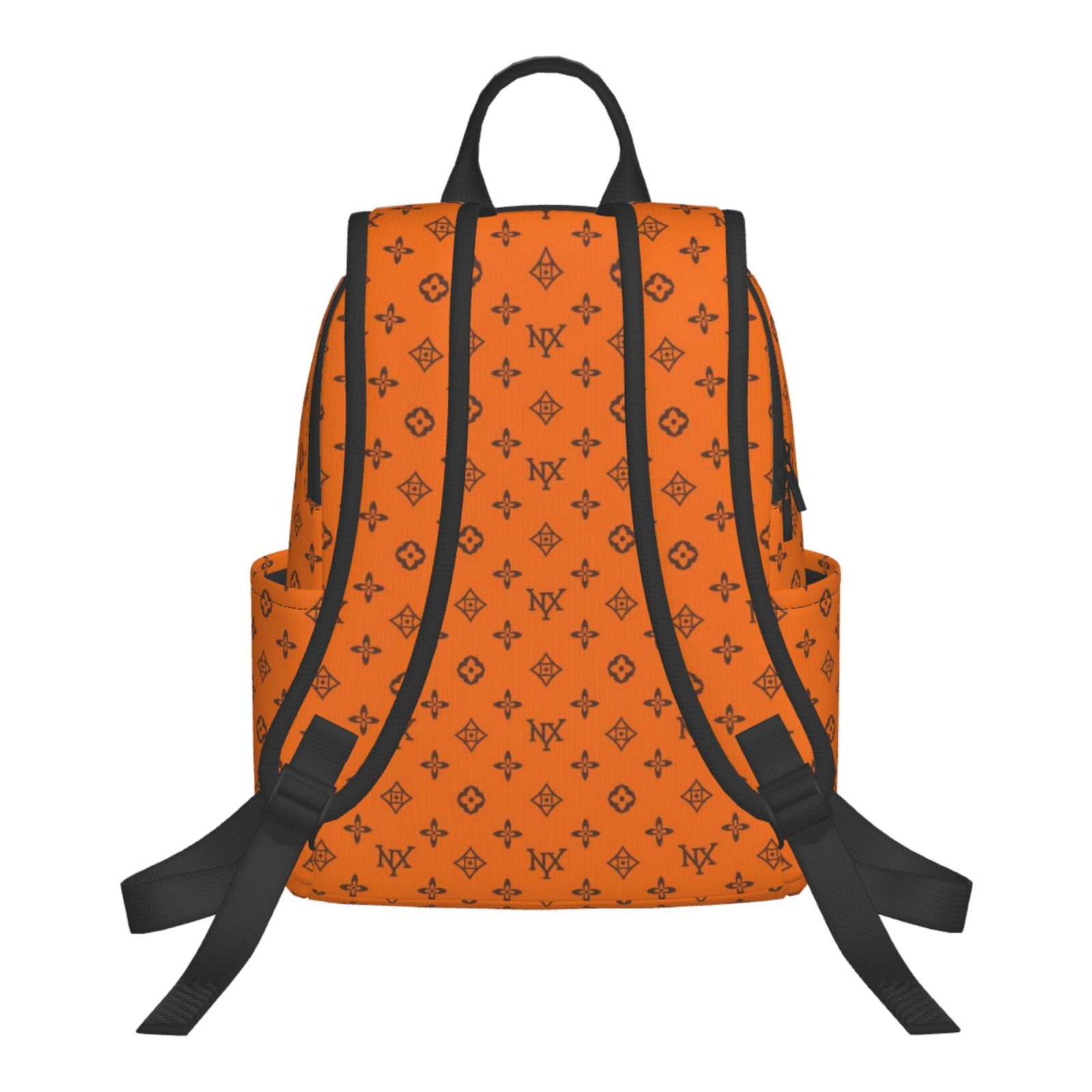 NXY top quality designer backpack School bag ladies Polyester Luxury bag back packs bookbags women fashion all-match brown flower backpacks with dust 