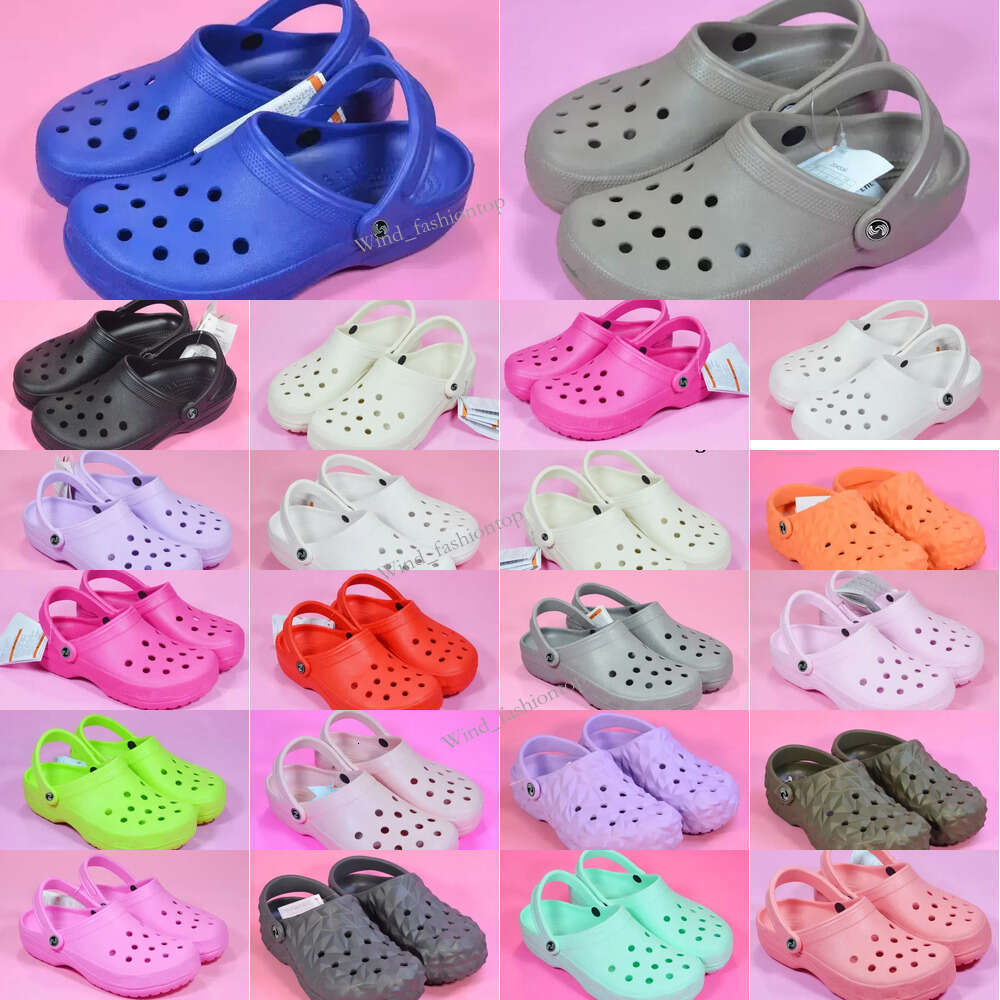 designer sandals hoes women kids men slides slippers crock clogs sliders Sandale waterproof summer beach outdoor shoes balck white pink fgf1122 T3ah# top