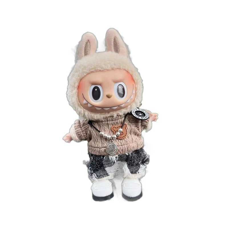 17cm Plush DollS Clothes Outfit Accessories For Korea Kpop Exo Labubu V1 V2 Idol Dolls Goose Dinosaur Macaron Clothing Gift C250924