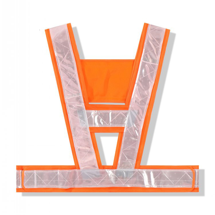 Shengchi V-shaped Vest Summer Reflective Clothing Road Construction Greening Traffic Riding Printing
