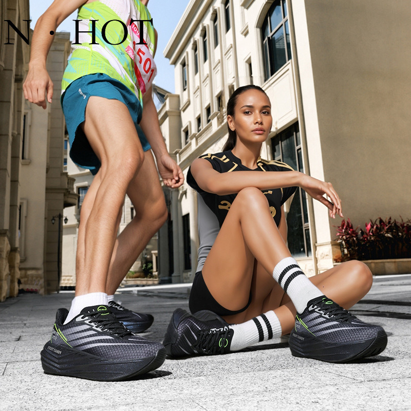 NHOT New Designer Luxury Fashion Carbon Plate Men's And Women's Sports Shoes Versatile Trendy Outdoor Breathable Lightweight Running Shoes S