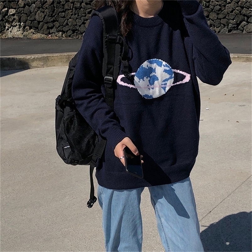 3 colors Korean style sweet Knitted warm Sweaters Women cartoon rabbit fur women sweaters and pullovers F1376 201225