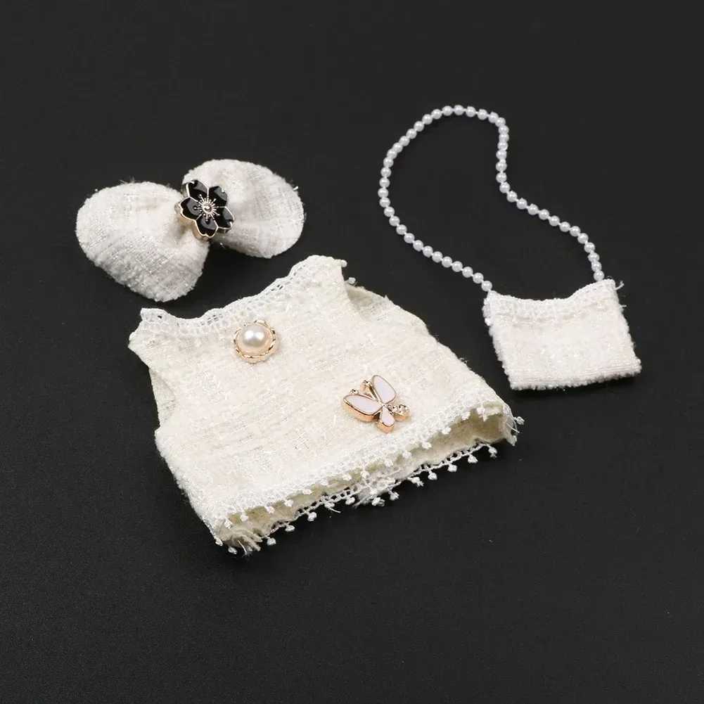 Labubu Doll Cute and Beautiful Clothing Accessories Design Checkered Dress Set Mini Doll Versatile Clothing Gift for Girls C250924