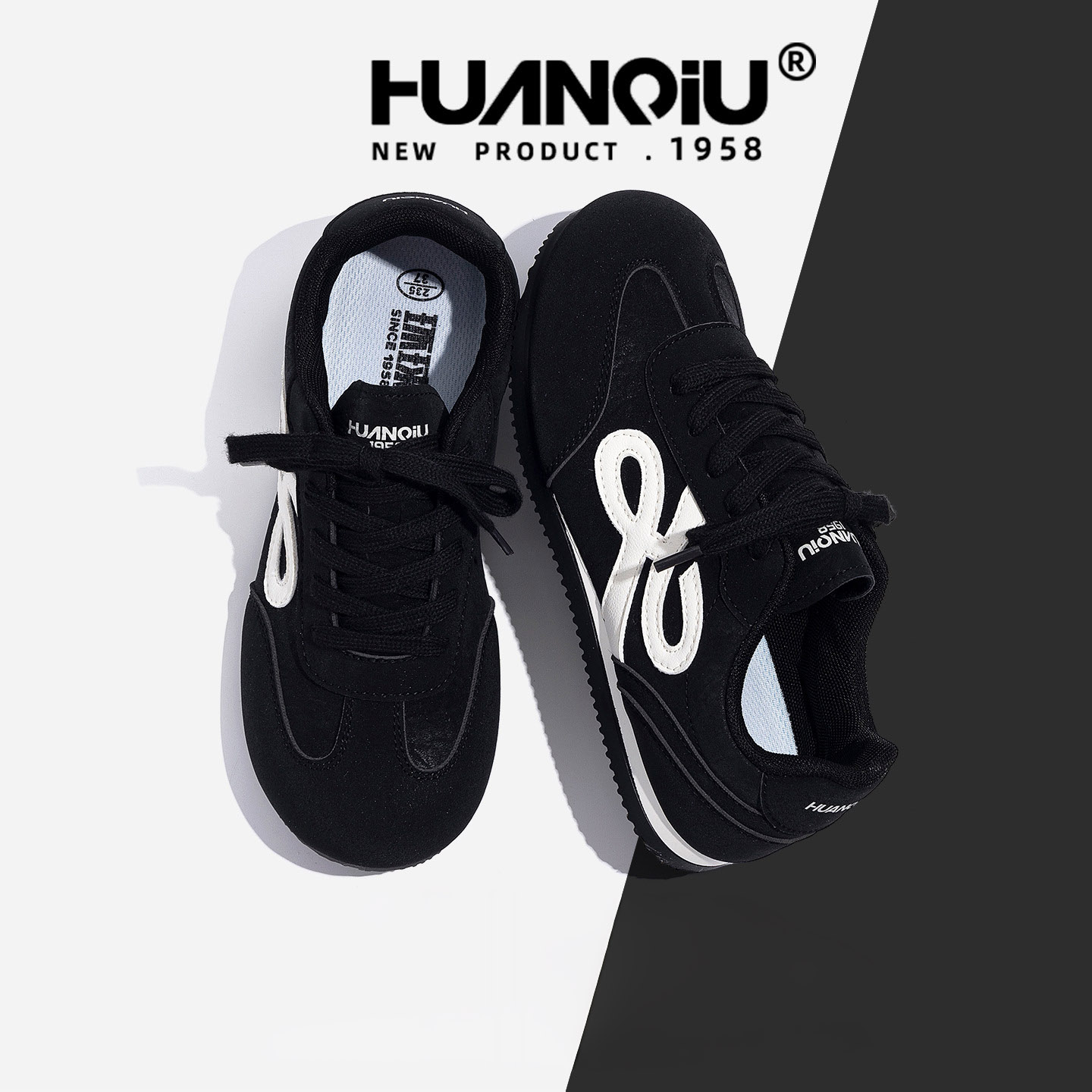HUAN QIU Free shipping Designer Casual Shoes Fashionable women shoes versatile casual board shoes lightweight board shoes fashion outdoor