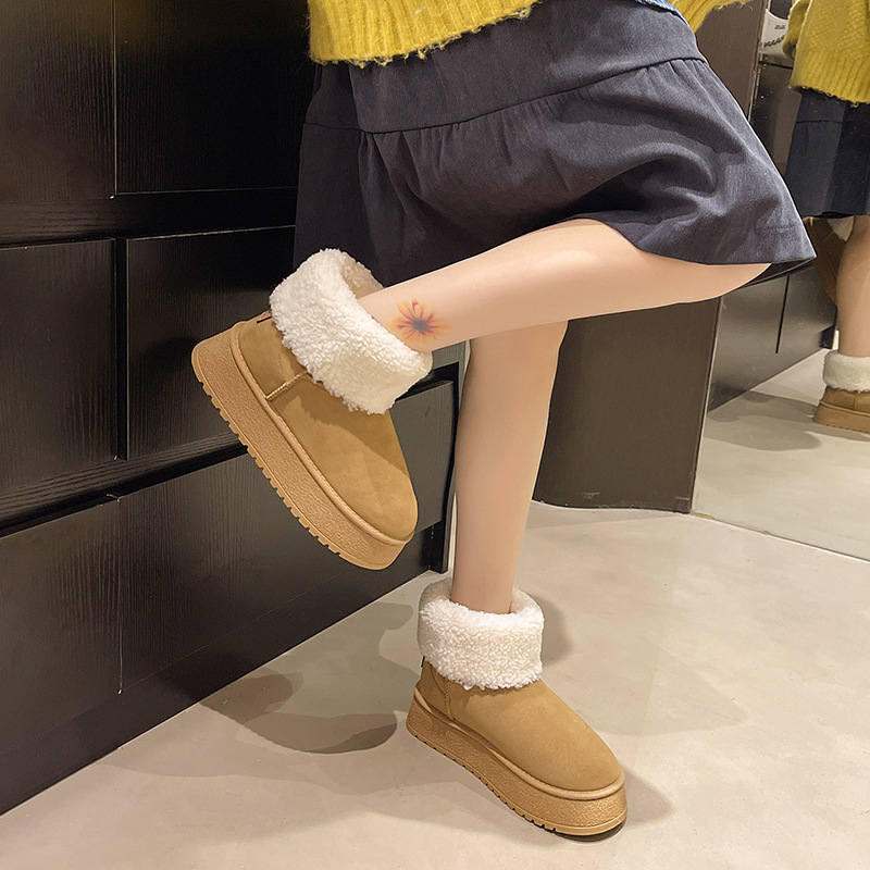 hot Free delivery designer Ladies' snow boots Fashionable casual comfortable snow boots warm and durable