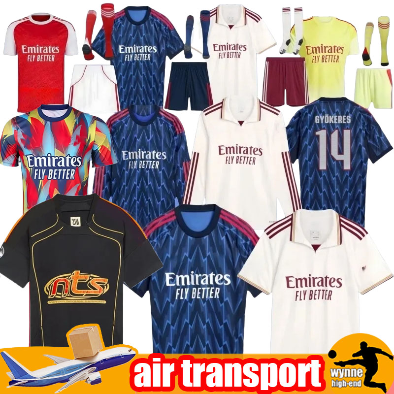 25 26 SAKA NWANERI soccer jerseys Fans Player version ODEGAARD HAVERTZ ZINCHENKO LEWIS-SKELLY 2025 football shirt Men Kids sets RICE CALAFIORI ArSeN top kit jersey