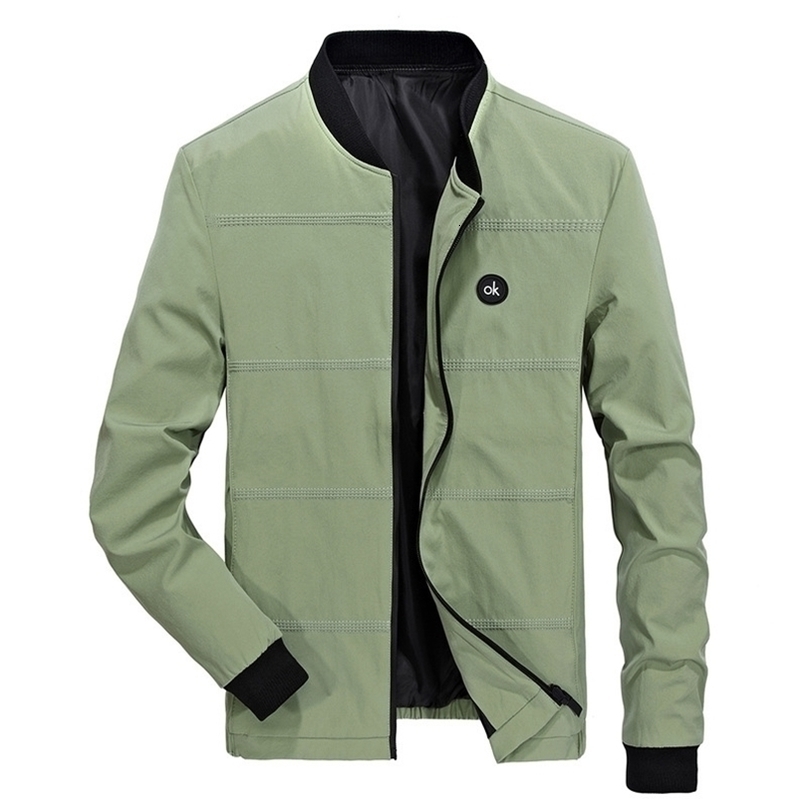 DIMUSI Mens Jackets Spring Autumn Casual Solid Color Coats Mens Sportswear Baseball Slim Jackets Male Bomber Jackets 4XLYA845 T200502