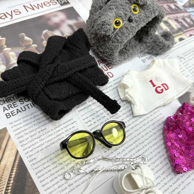 For Labubu Hot Handcrafted Gd Peripheral Quan Zhilong Cat Hat With Cute 13 Generations Only Baby Clothes Diy Baby Fashion Gift C250924