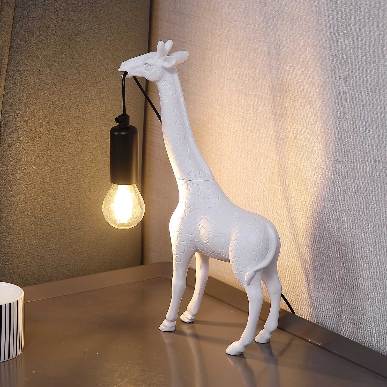 1 creative LED desk lamp giraffe shaped bedside night light USB plug touch switch suitable for bedroom and study lighting C251115