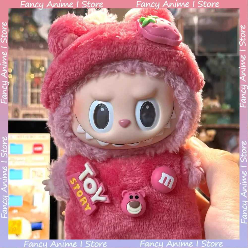 Cartoon Labubu Doll Clothes Cute Lotso Costume Outfit Plush Doll Clothing Sets Kawaii for V1 V2 V3 Labubu Doll Christmas Gifts C250924