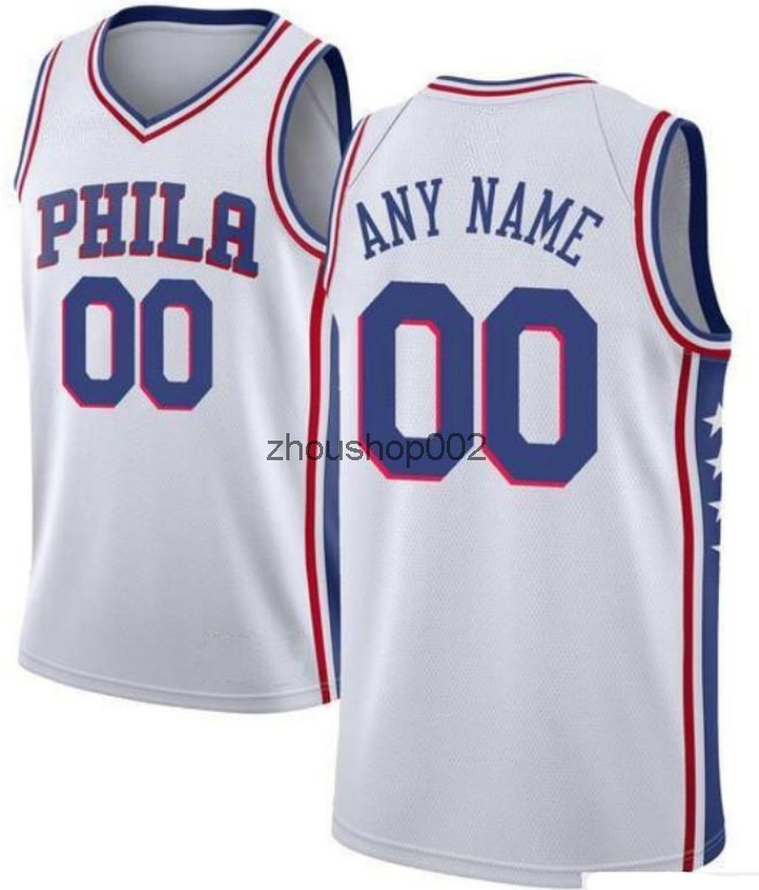 76erss Basketball Jerseys Tyrese Maxey Jared McCain VJ Edgecombe Paull George Joell Embiid Quentin Grimes Kelly Oubre Andre Drummond Allen Iverson Cit