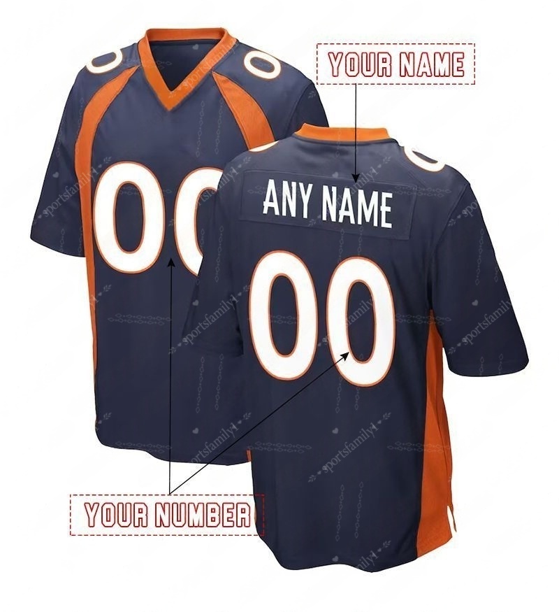Customized jerseys 10 NIX Manning Football Jersey Patrick Surtain II Jahdae Barron Any Name Number Mens Womens Youth