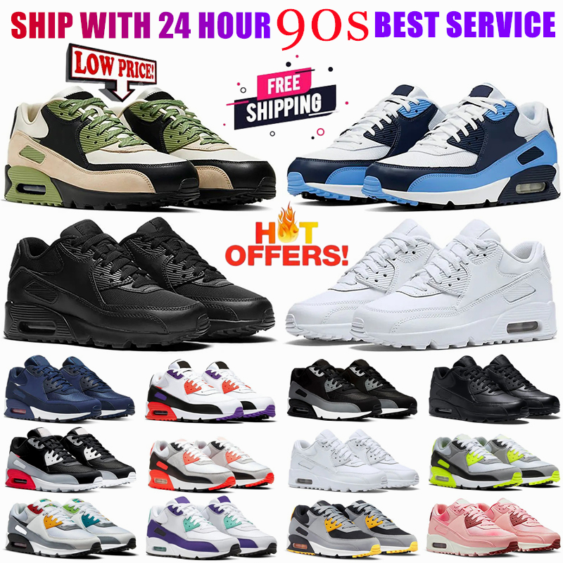 2025 Designer free shipping Camowabb shoes Running shoes Men 90 UNC womens Running Sports Purple black Shoes 90s Women mens shoe Trainer Sneakers