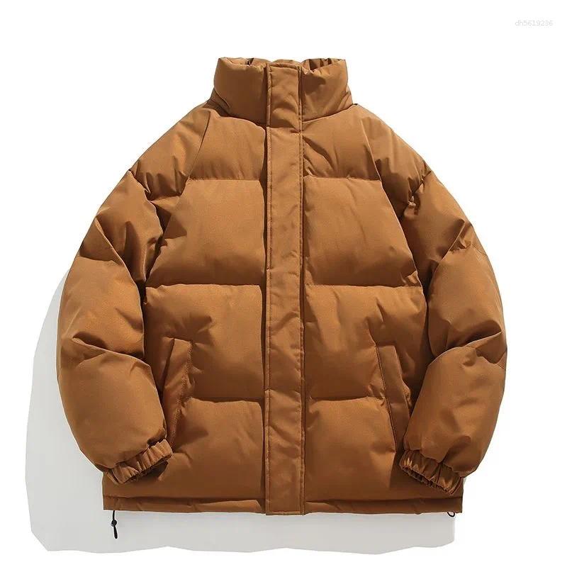 Men's Down P51 High Quality Oxford Waterproof Cotton Jacket MY001 Black/Apricot/Grey/Brown/Pink/Blue M-3XL