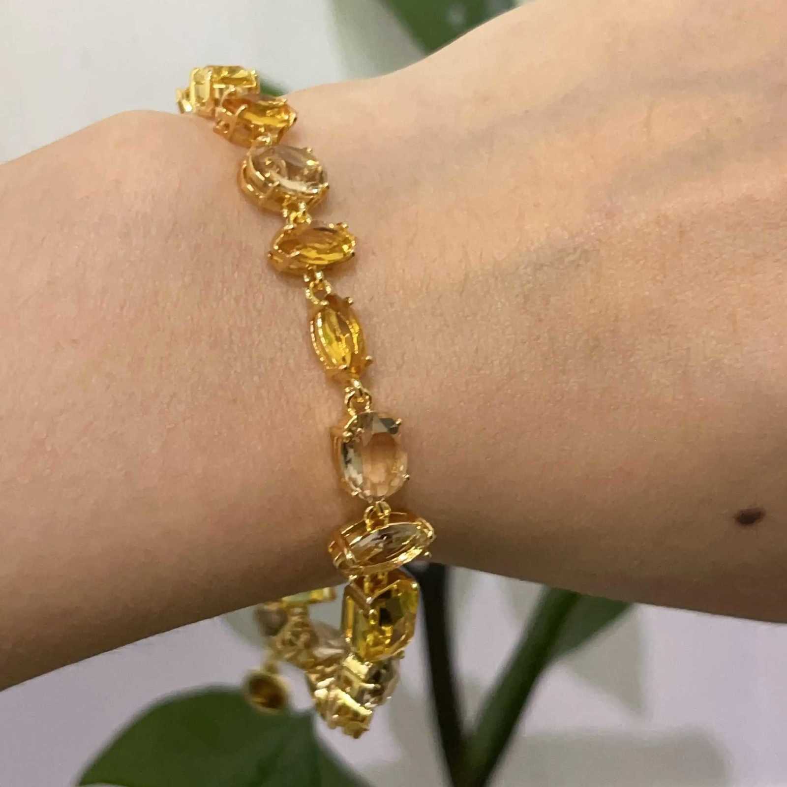 New Caramel Can Flower Crystal Jewelry High Quality Tassel Earrings Exquisite Necklace Ring Bracelet Wen Wedding S250924